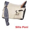 Silla de montar vaquera moteada COMPLETA