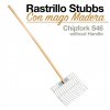Rastrillo mango madera