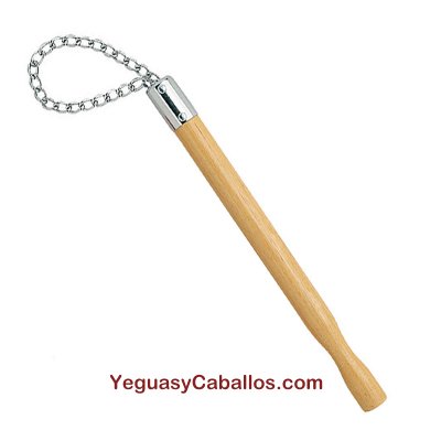 Acial madera con cadena