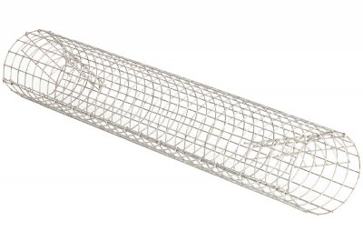Trampa tubo para conejos