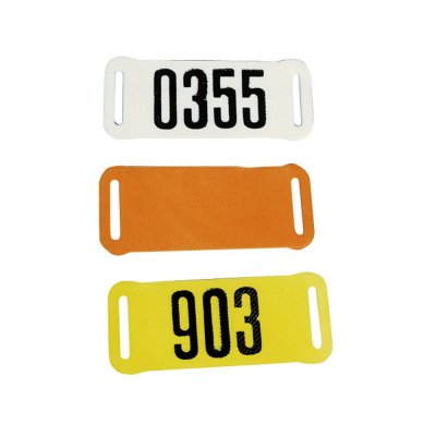 Chapa identificación numerada