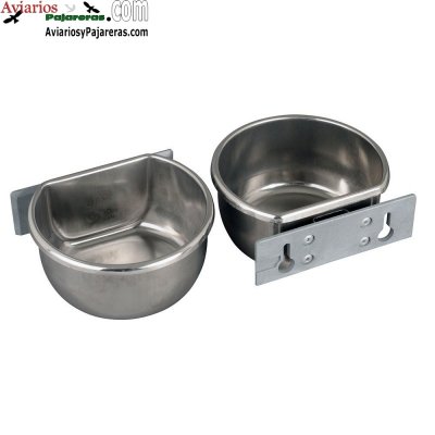Comedero/bebedero inox.