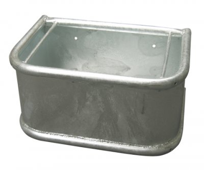 Comedero galvanizado para pared - frontal