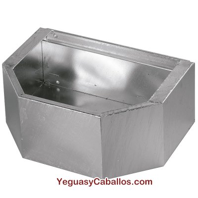 Comedero  galvanizado para pared