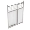 Frente con puerta Mixto Malla y sandwich con comederos Med. 150 x 185 cm