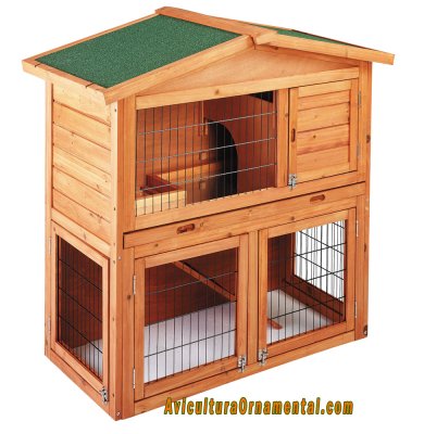 Caseta madera gallinas-conejos Praga