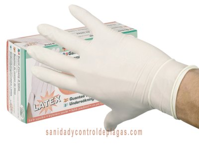 Guantes de látex
