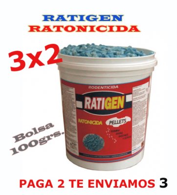 Oferta RATIGEN RATONICIDA. 3x2