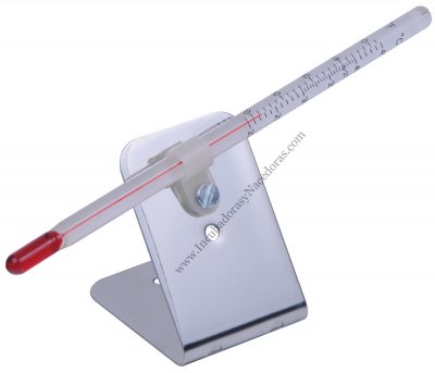Termómetro de incubación. Soporte inox